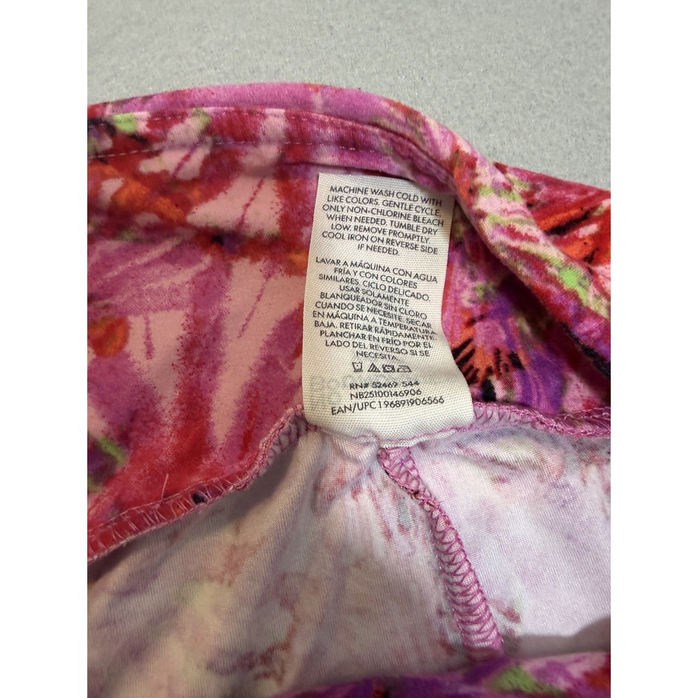 No Boundaries Womens XXL Pink Tie-Dye Leggings Stretch High Rise - Picture 7 of 7